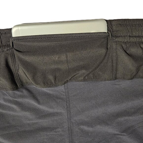 Vuori Men's Course Run Shorts V376 Black XXL Hidden Pockets Liner Athletic Fit - Picture 14 of 15